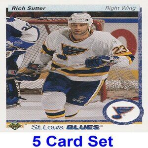 Rich Sutter Hockey Card Collection